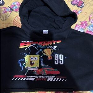 Black SpongeBob Racing Hoodie